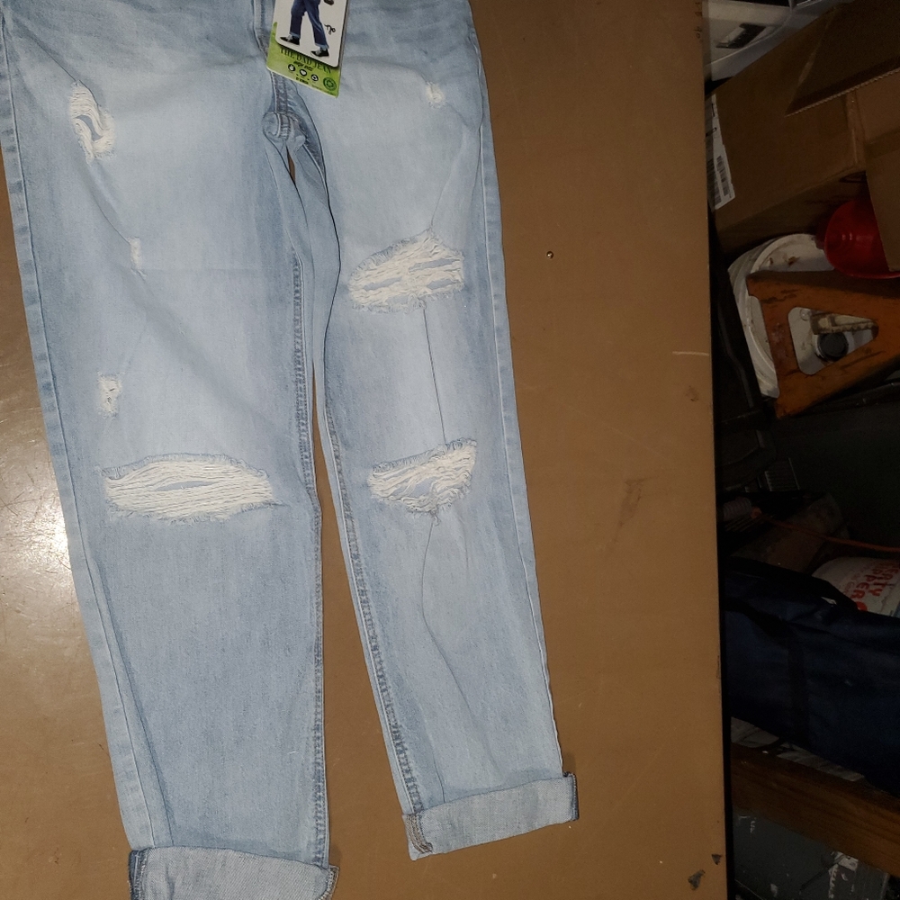 New women juniors by rewash the dad Jean vintage reunion high rise Pants Size 3
